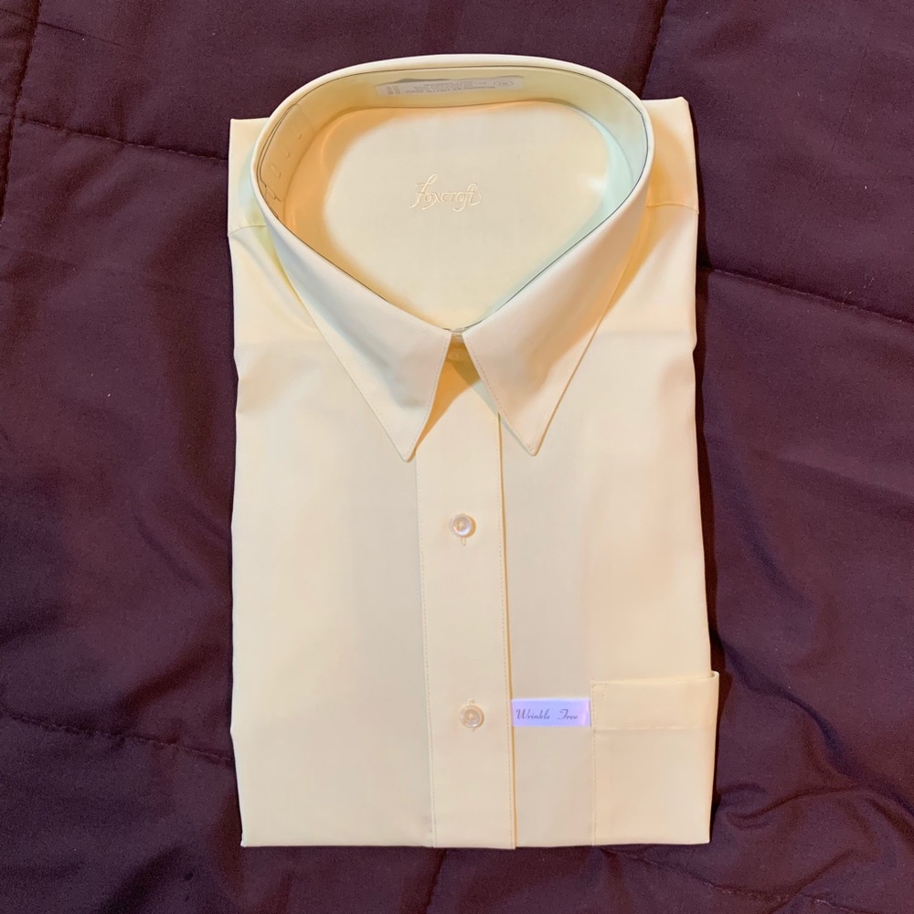 Foxcroft Button Front in Buttercup size 18 L/S - Picture 1 of 2